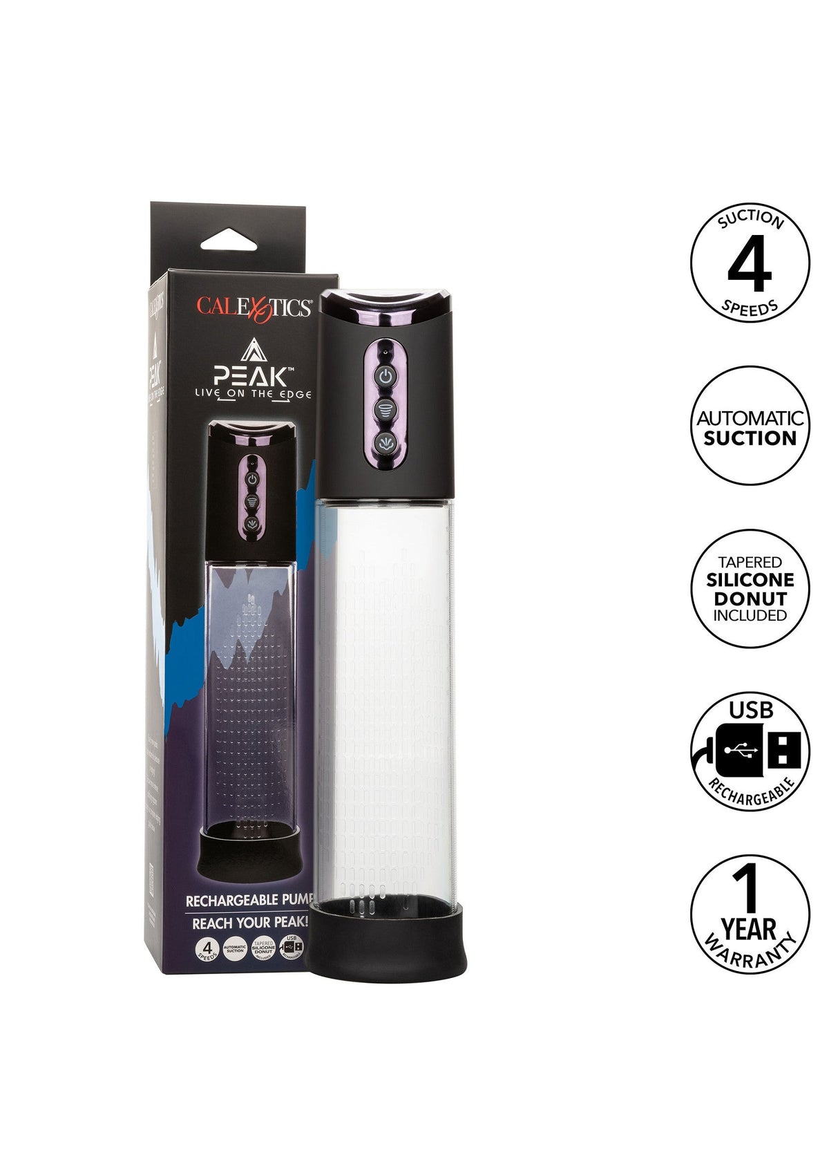11946 calexotics peak peak rechargeable pump