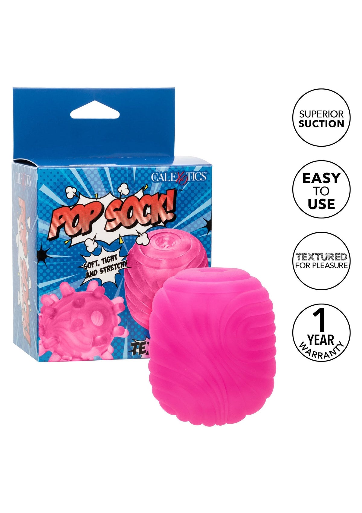 11956 calexotics pop sock pop sock textured