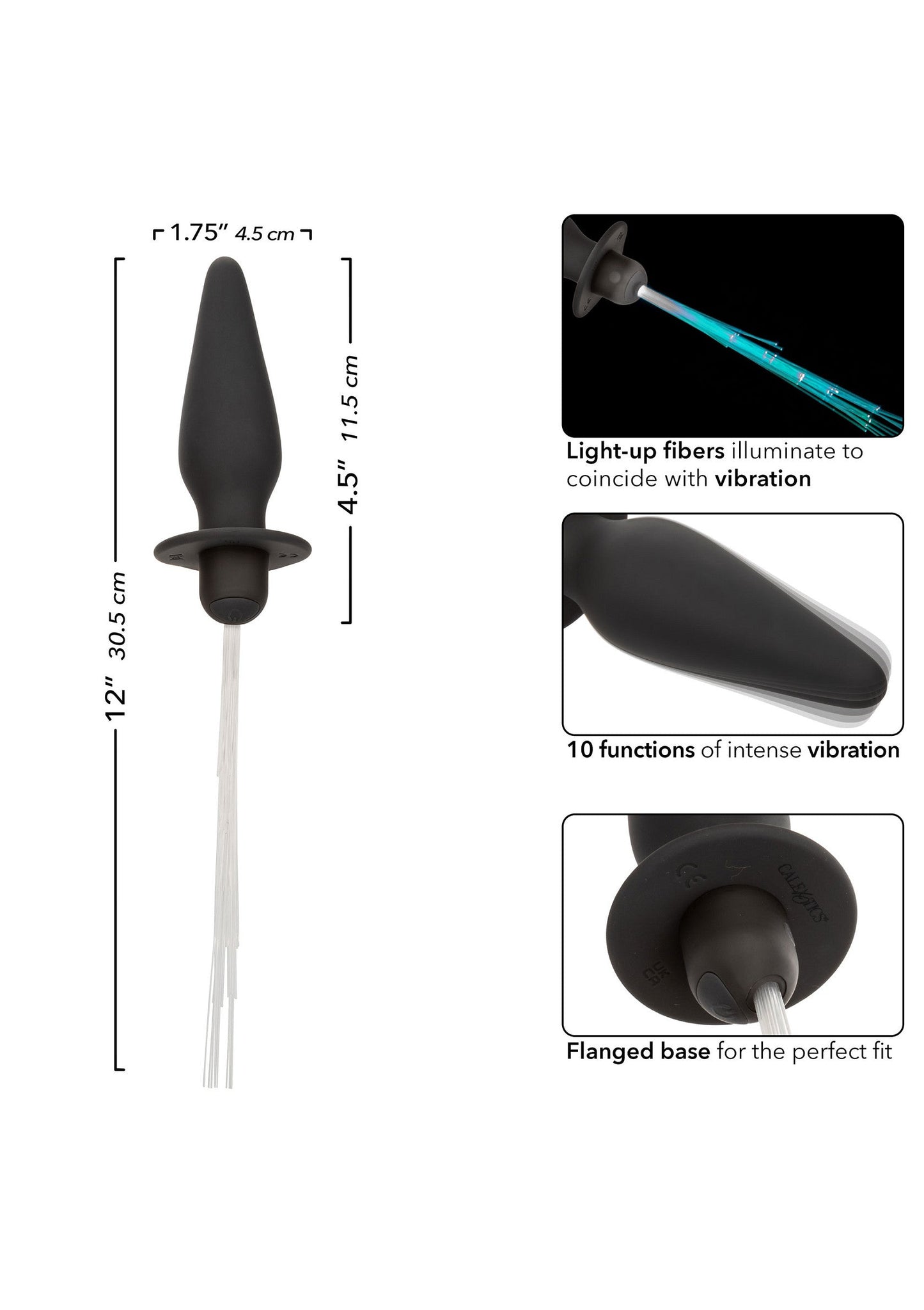 11975 calexotics southern lights vibrating light up anal probe