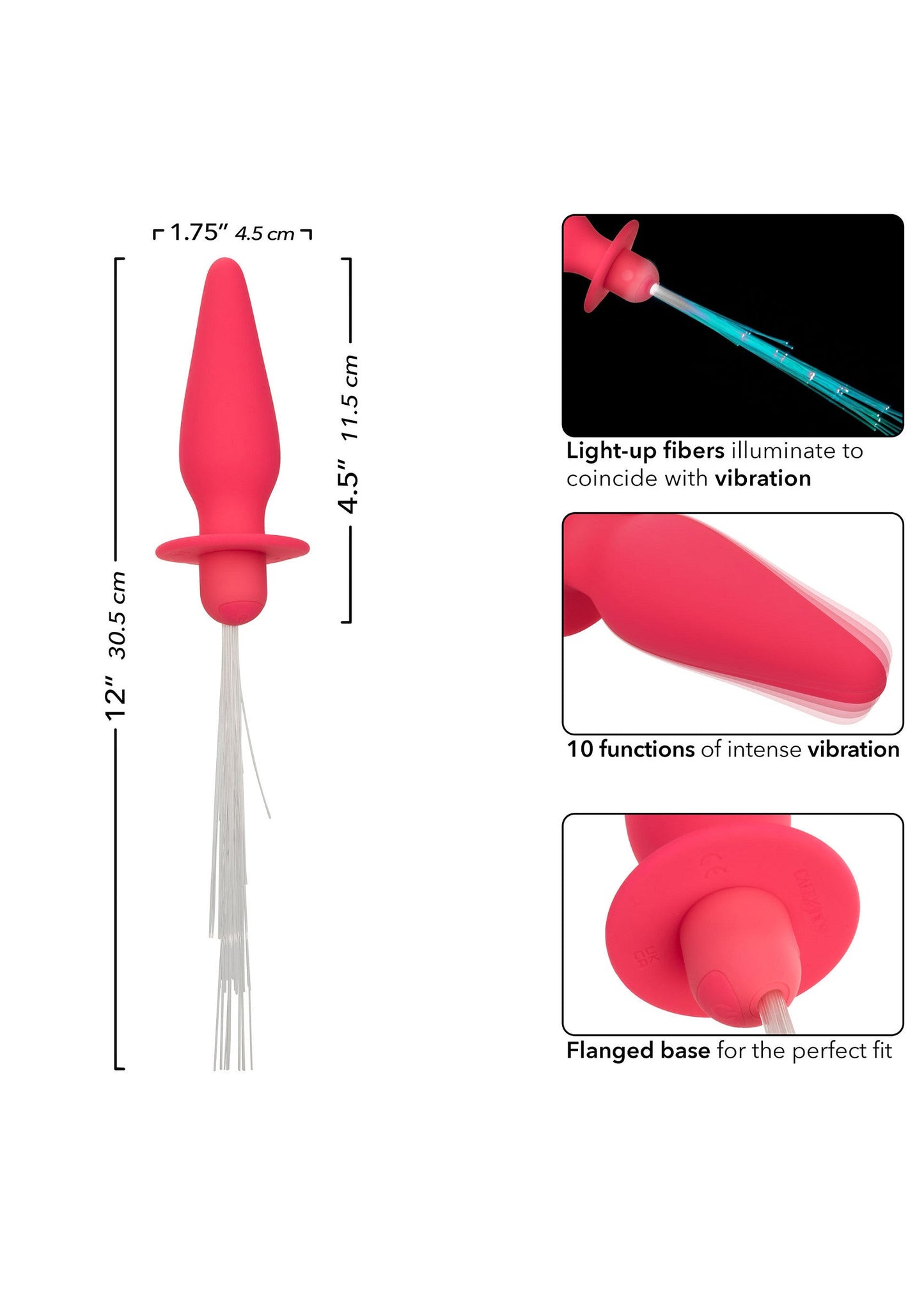 11975 calexotics southern lights vibrating light up anal probe