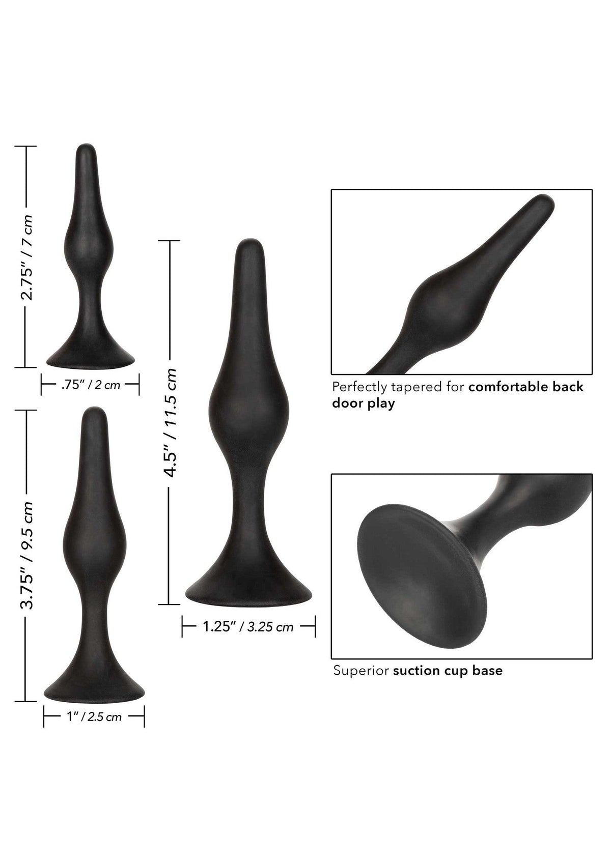 12028 calexotics anal silicone anal starter kit