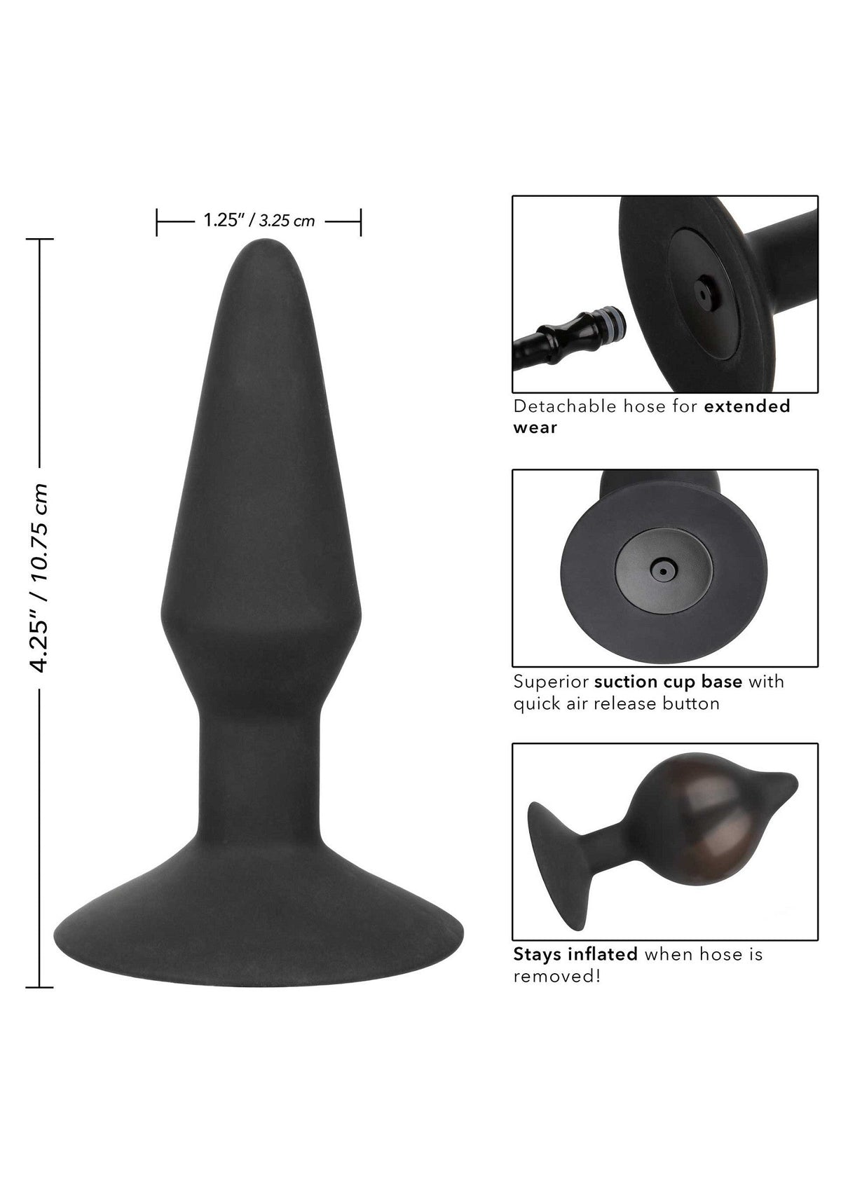 12031 calexotics anal medium inflatable plug
