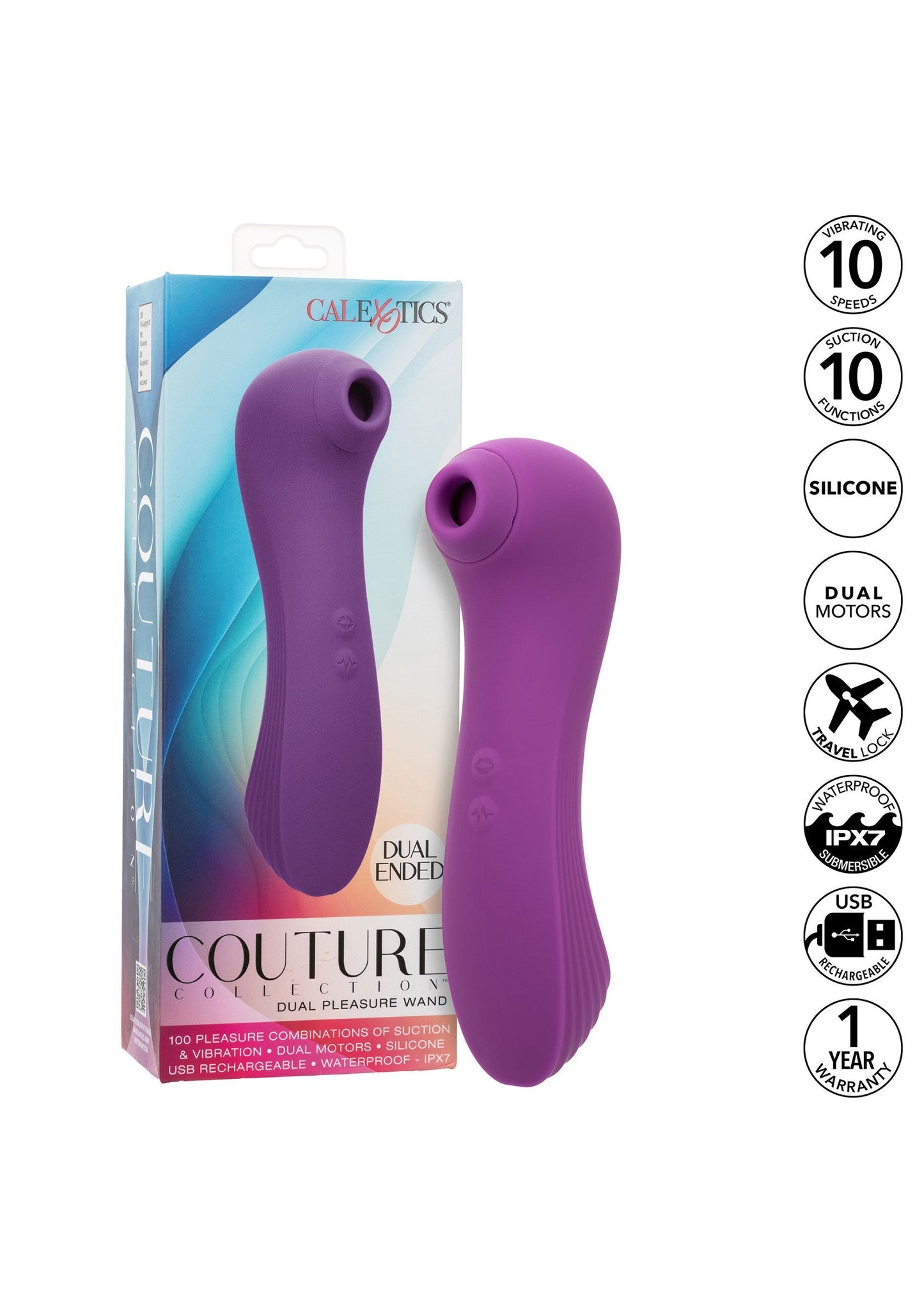 12042 calexotics couture collection dual pleasure wand
