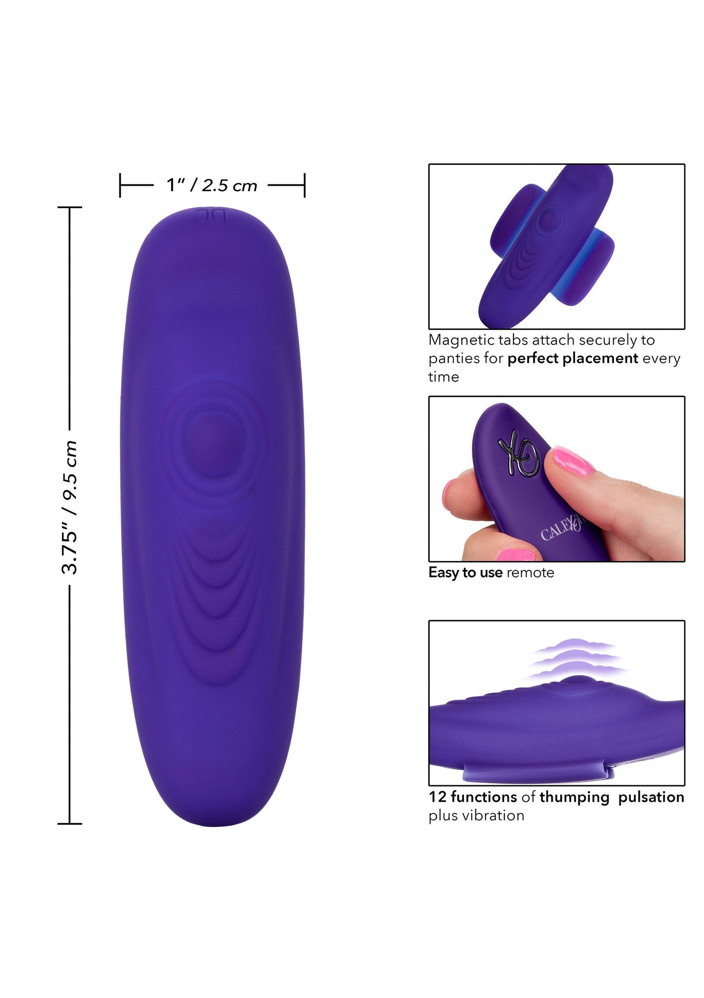 12047 calexotics remote controlled vibes remote pulsating panty teaser