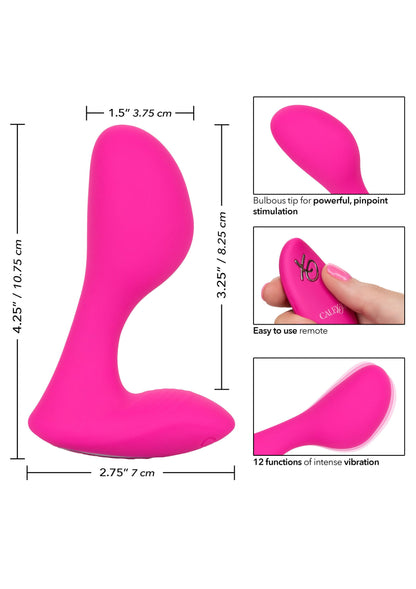 12048 calexotics remote controlled vibes silicone remote g spot arouser