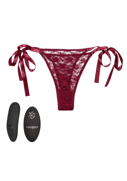 12051 calexotics remote controlled vibes remote control lace thong set