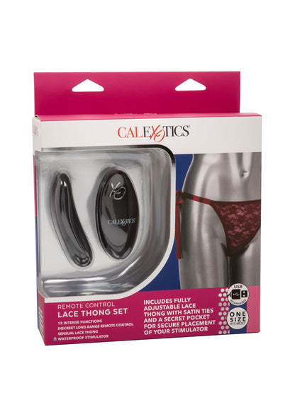 12051 calexotics remote controlled vibes remote control lace thong set