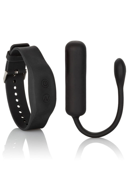 12057 calexotics remote controlled vibes wristband remote petite bullet