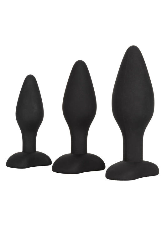 12107 calexotics anal silicone anal exerciser kit