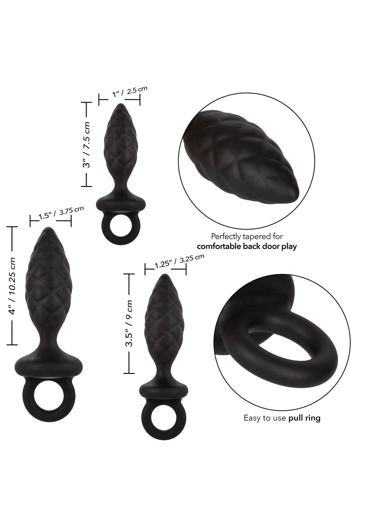 12146 calexotics anal silicone anal probe kit