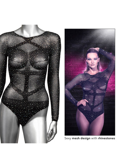 12269 calexotics radiance long sleeve bodysuit