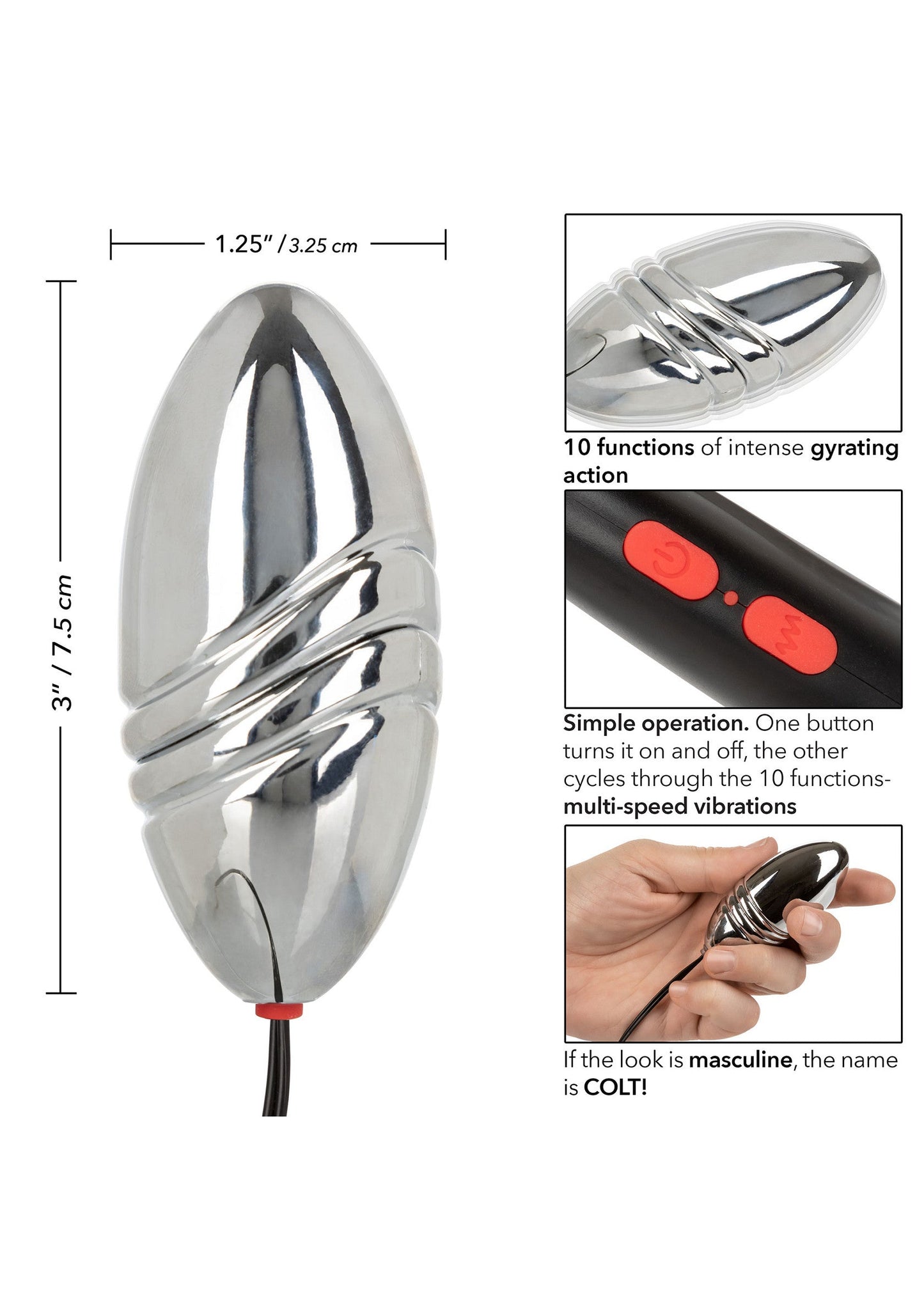 12290 calexotics colt gear colt turbo bullet