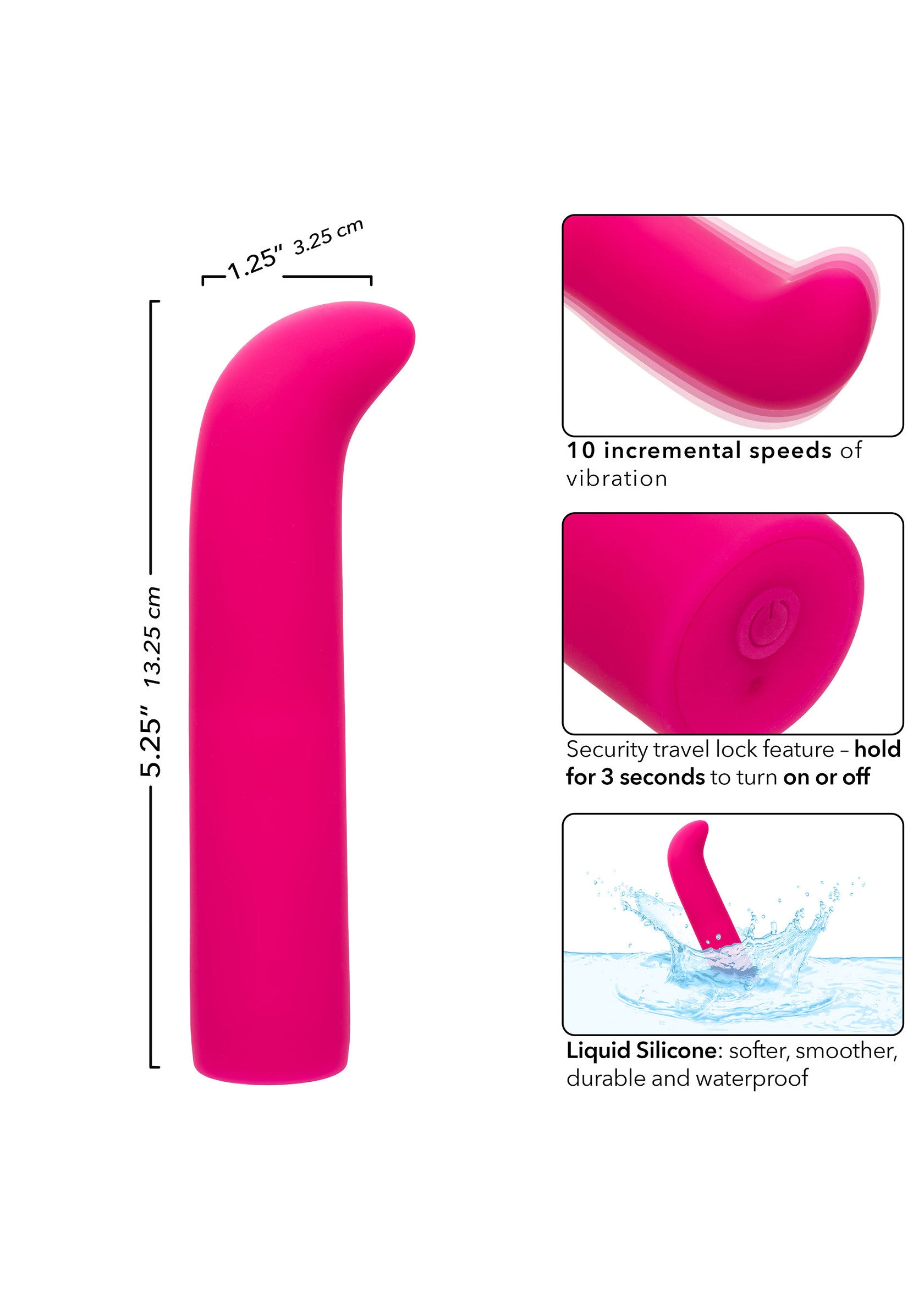 12366 calexotics classic chic rechargeable chic mini g