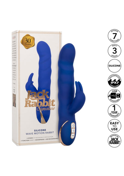 12430 calexotics jack rabbits signature silicone wave motion rabbit