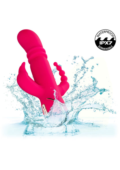 12432 calexotics jack rabbits signature heated silicone triple rabbit