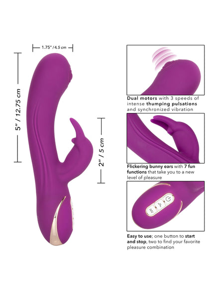 12439 calexotics jack rabbits signature silicone thumping rabbit
