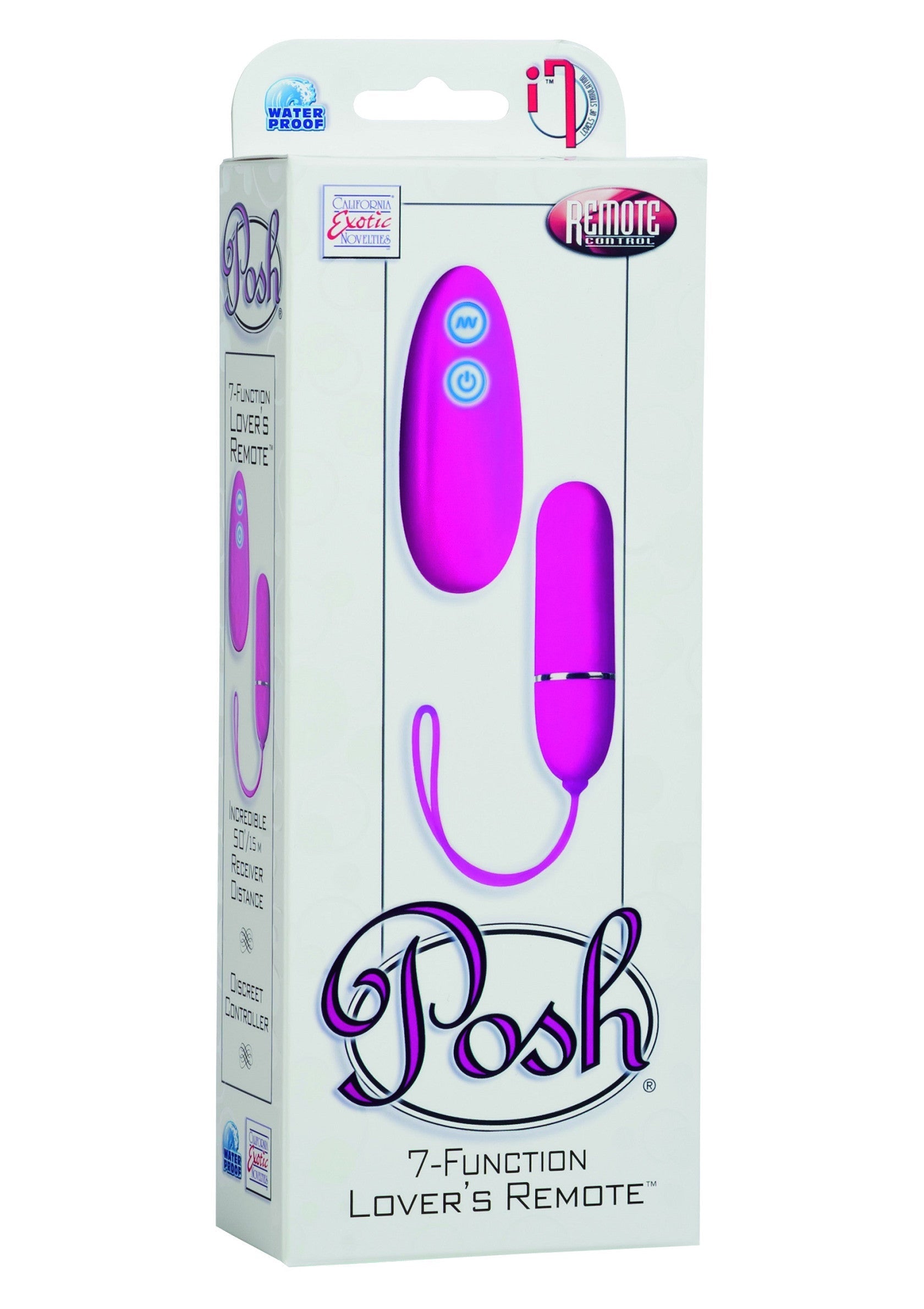 12480 calexotics remote controlled vibes posh 7 function lovers remote