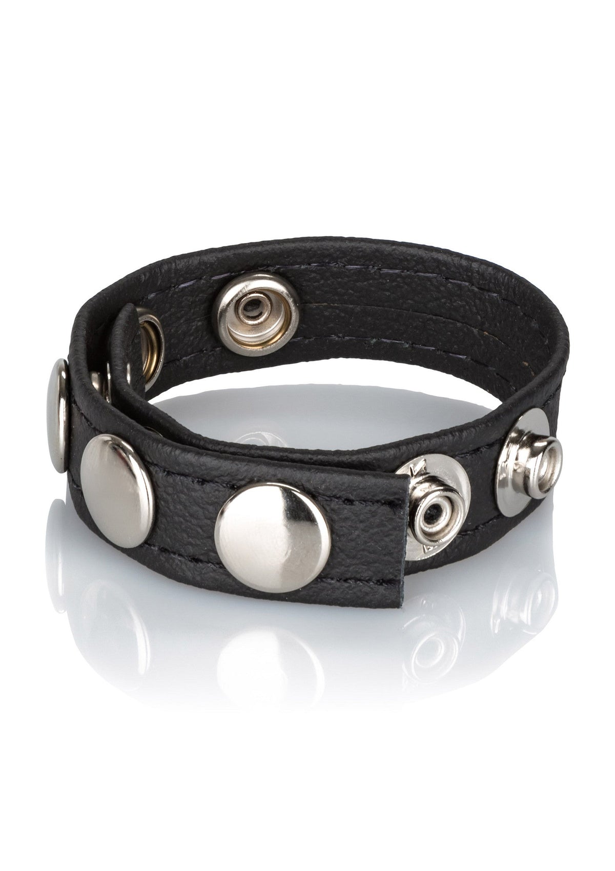 12690 calexotics rings leather multi snap ring