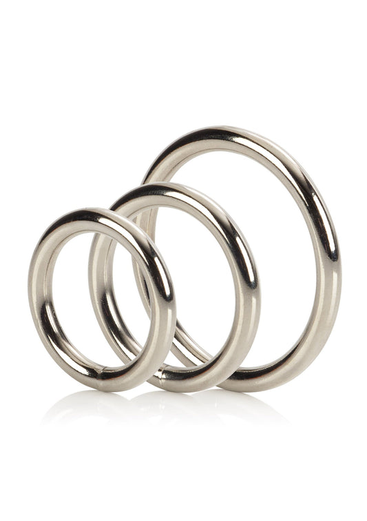 12701 calexotics rings silver ring 3 piece set