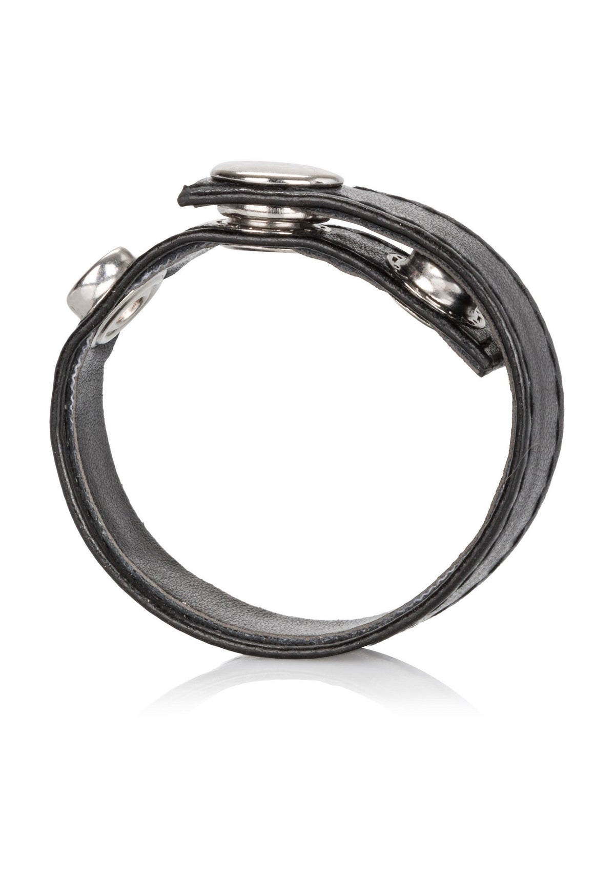 12712 calexotics rings leather 3 snap ring