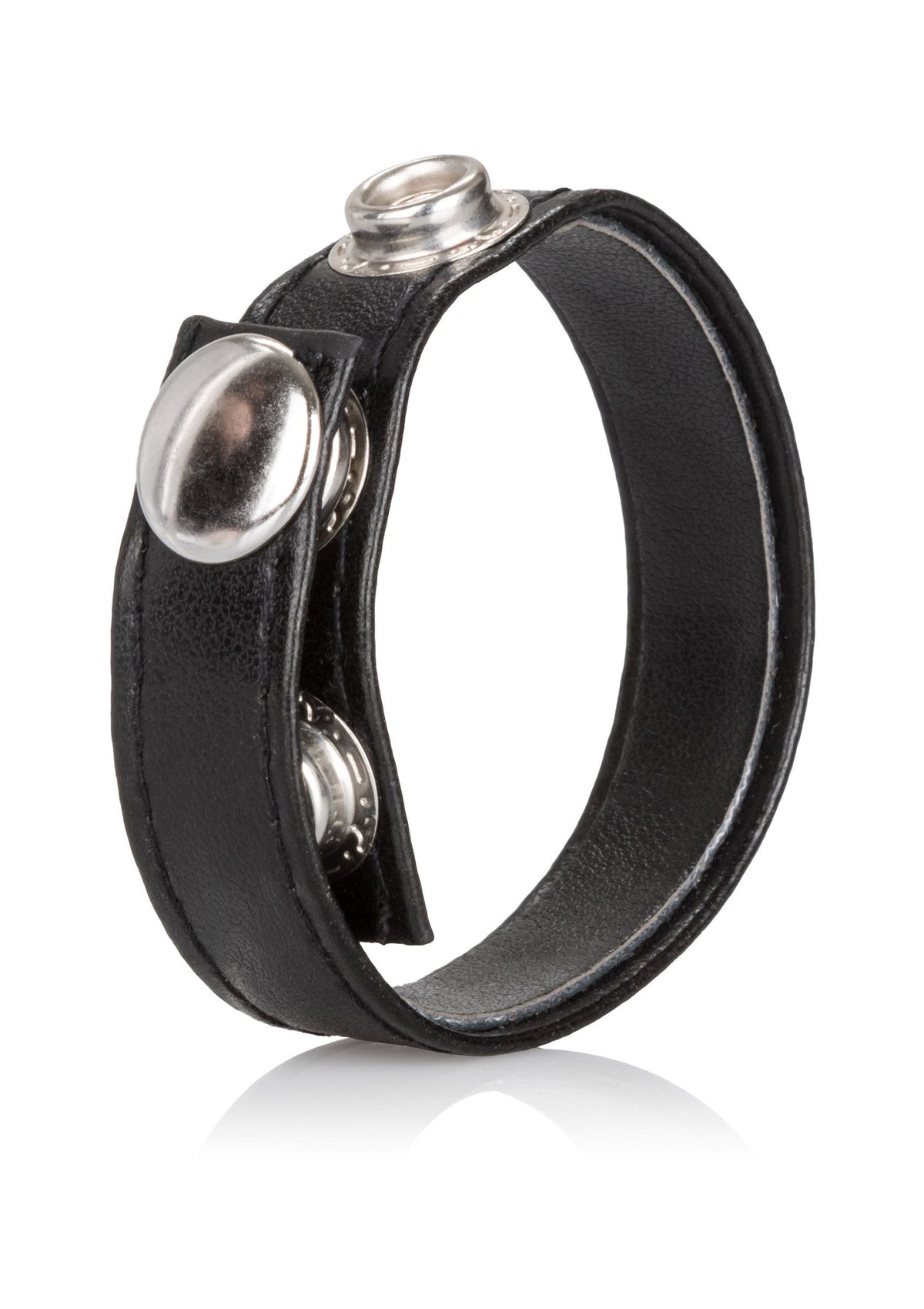 12712 calexotics rings leather 3 snap ring