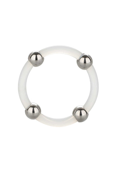 12765 calexotics rings steel beaded silicone ring l