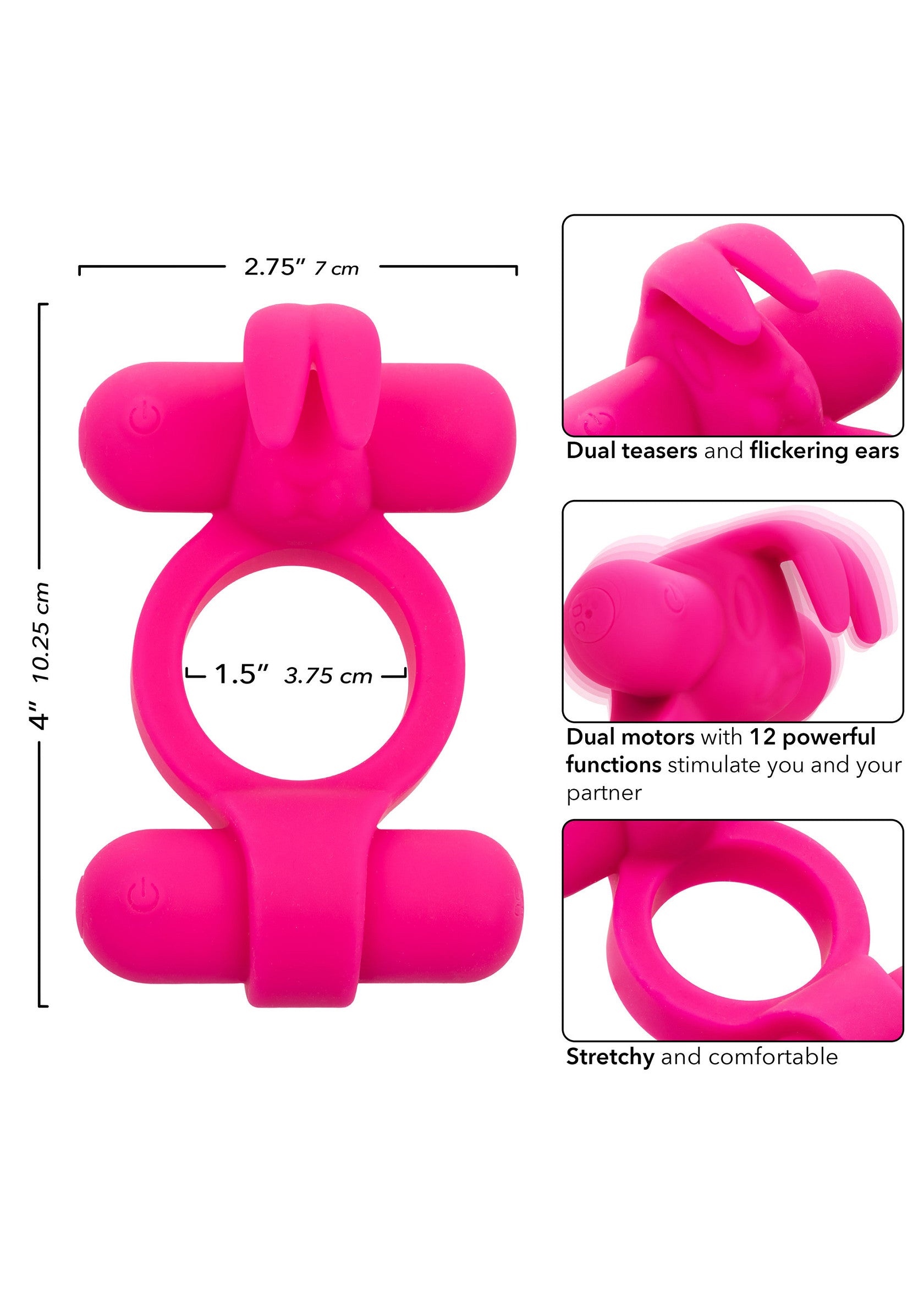 12838 calexotics couples enhancers rechargeable rockin rabbit