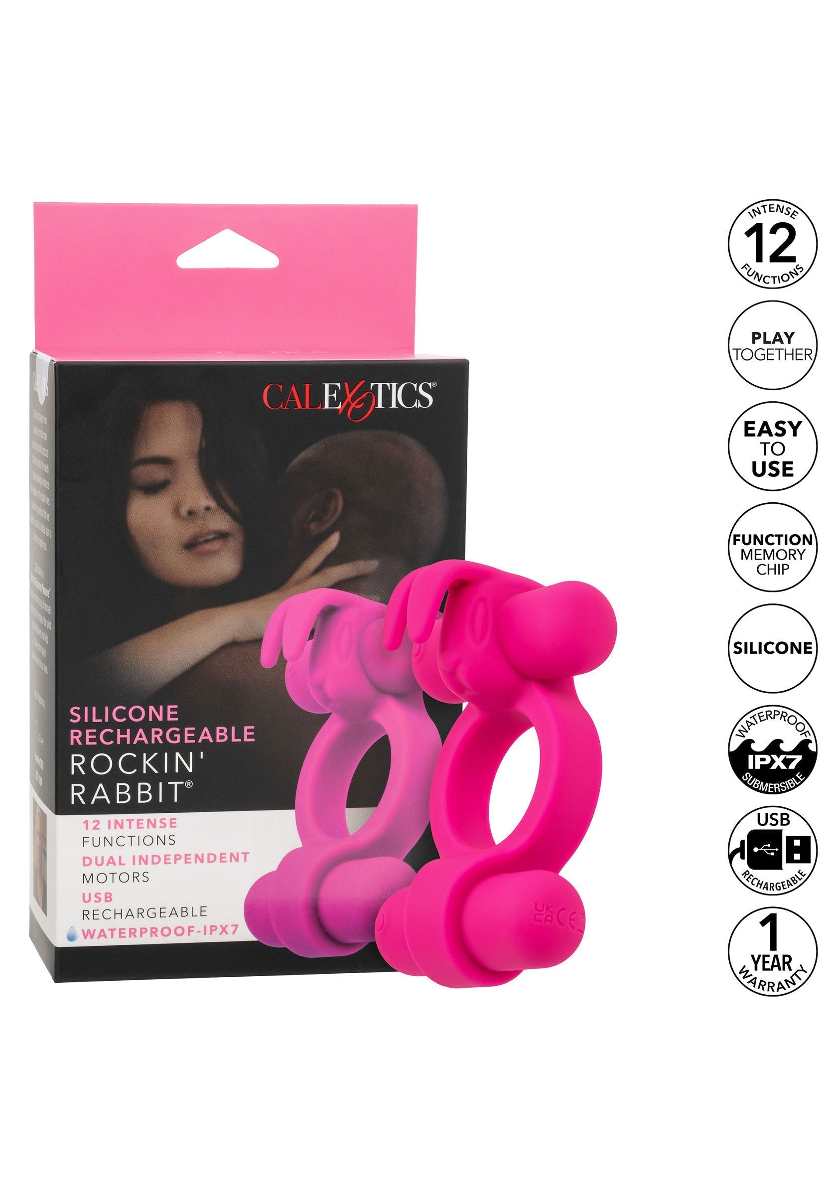 12838 calexotics couples enhancers rechargeable rockin rabbit