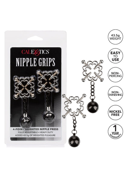 12916 calexotics nipple play 4 point weighted nipple press