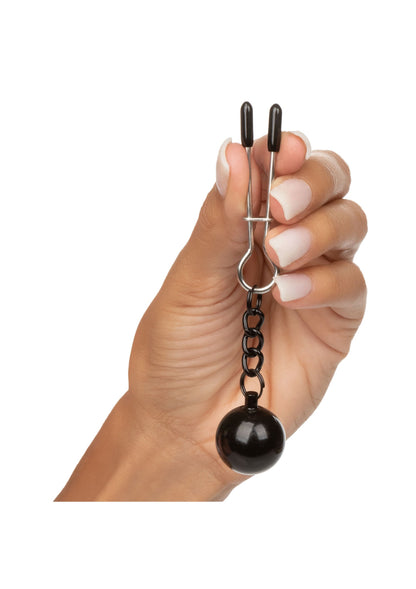 12917 calexotics nipple play weighted tweezer nipple clamps
