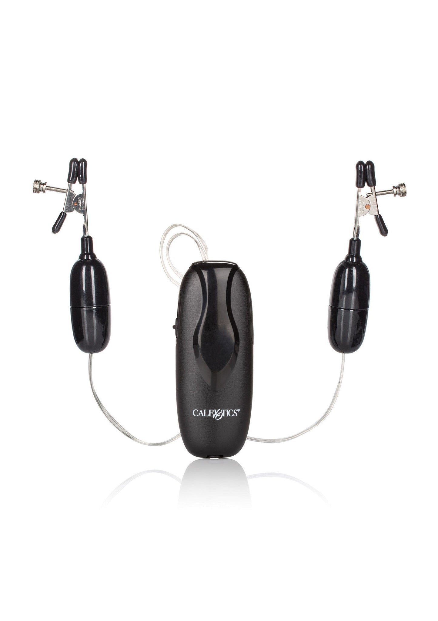 12928 calexotics nipple play vibrating nipple clamps