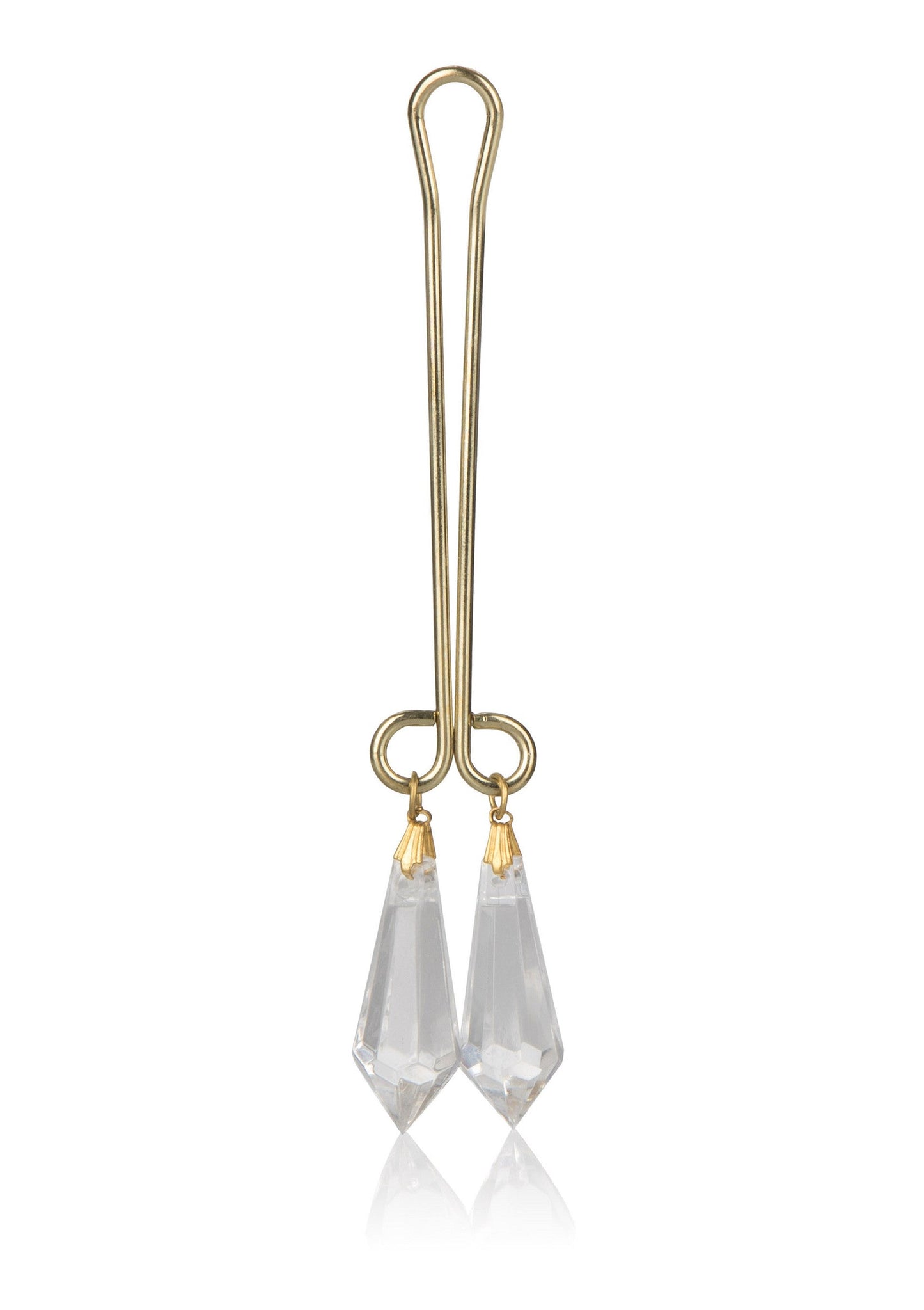 12941 calexotics nipple play crystal clitoral jewelry
