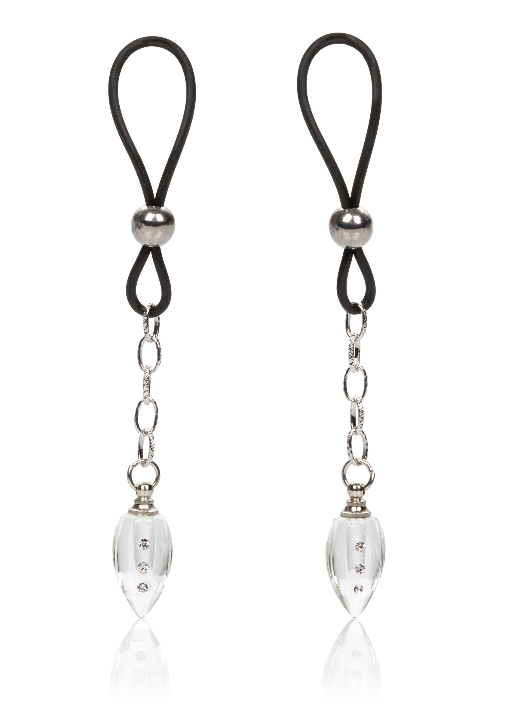 12952 calexotics nipple play nipple jewel crystal teardrop