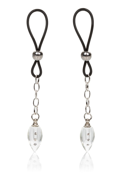 12952 calexotics nipple play nipple jewel crystal teardrop