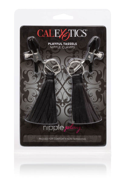 12956 calexotics nipple play playful tassels nipple clamps