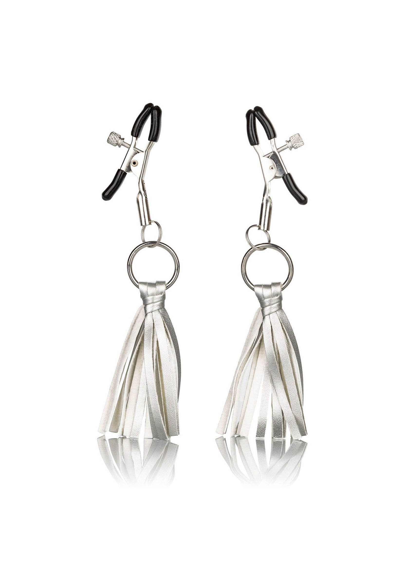 12956 calexotics nipple play playful tassels nipple clamps