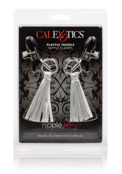 12956 calexotics nipple play playful tassels nipple clamps