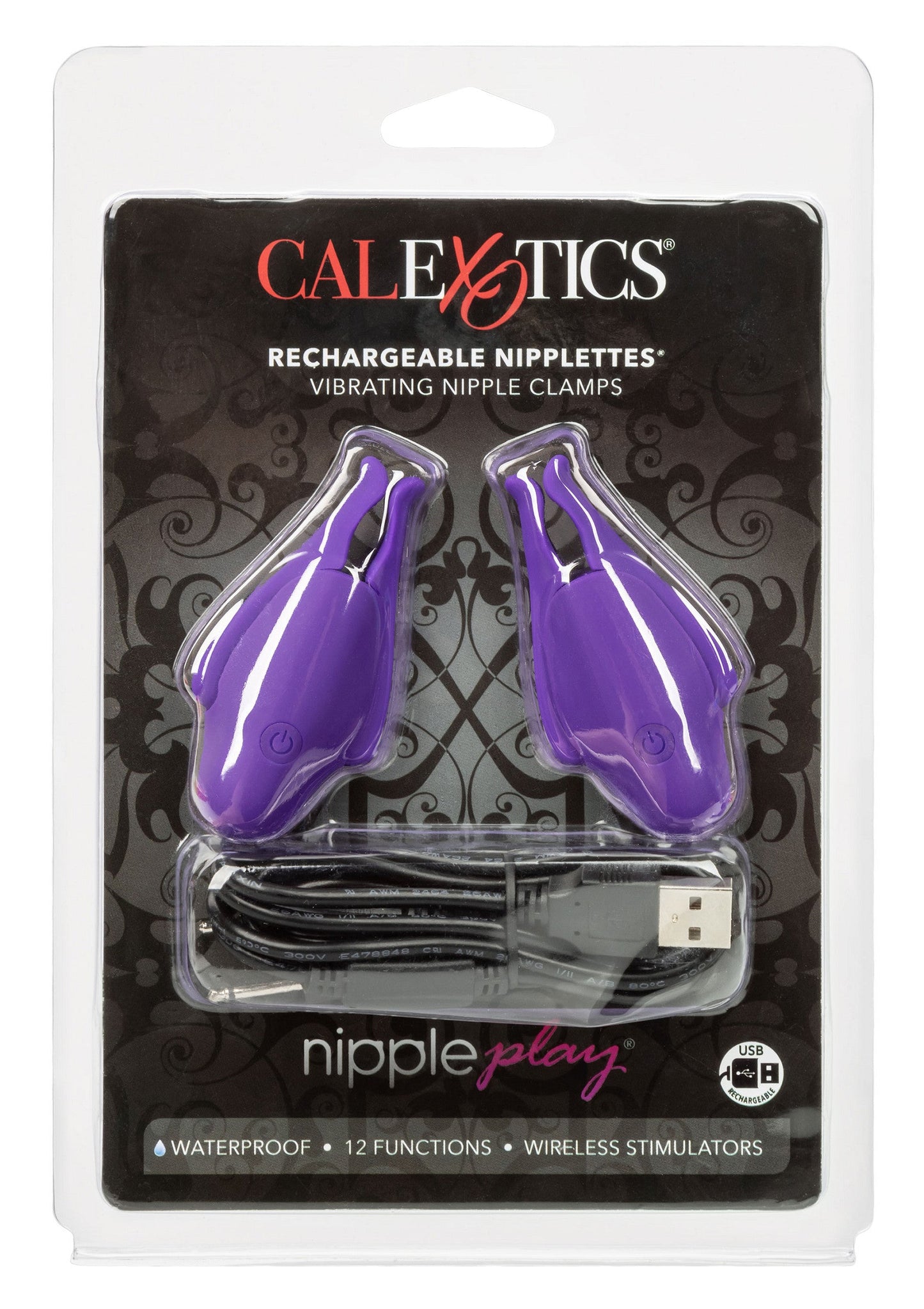 12959 calexotics nipple play rechargeable nipplettes