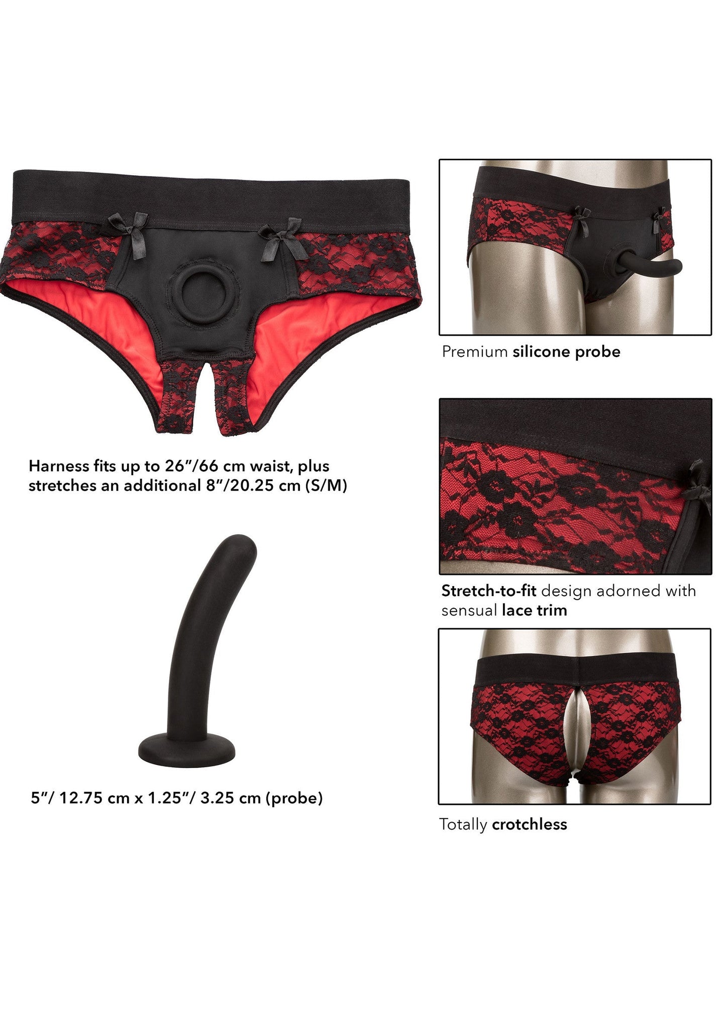 13039 calexotics scandal scandal crotchless set sm