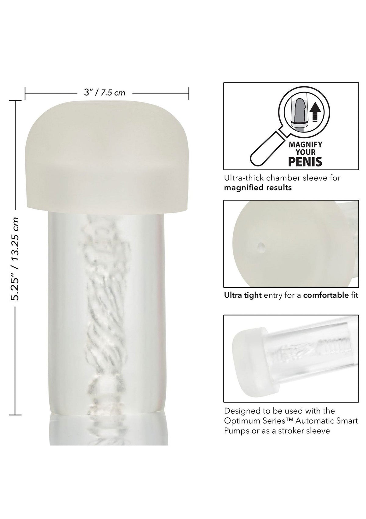 13393 calexotics optimum series automatic smart pump sleeve
