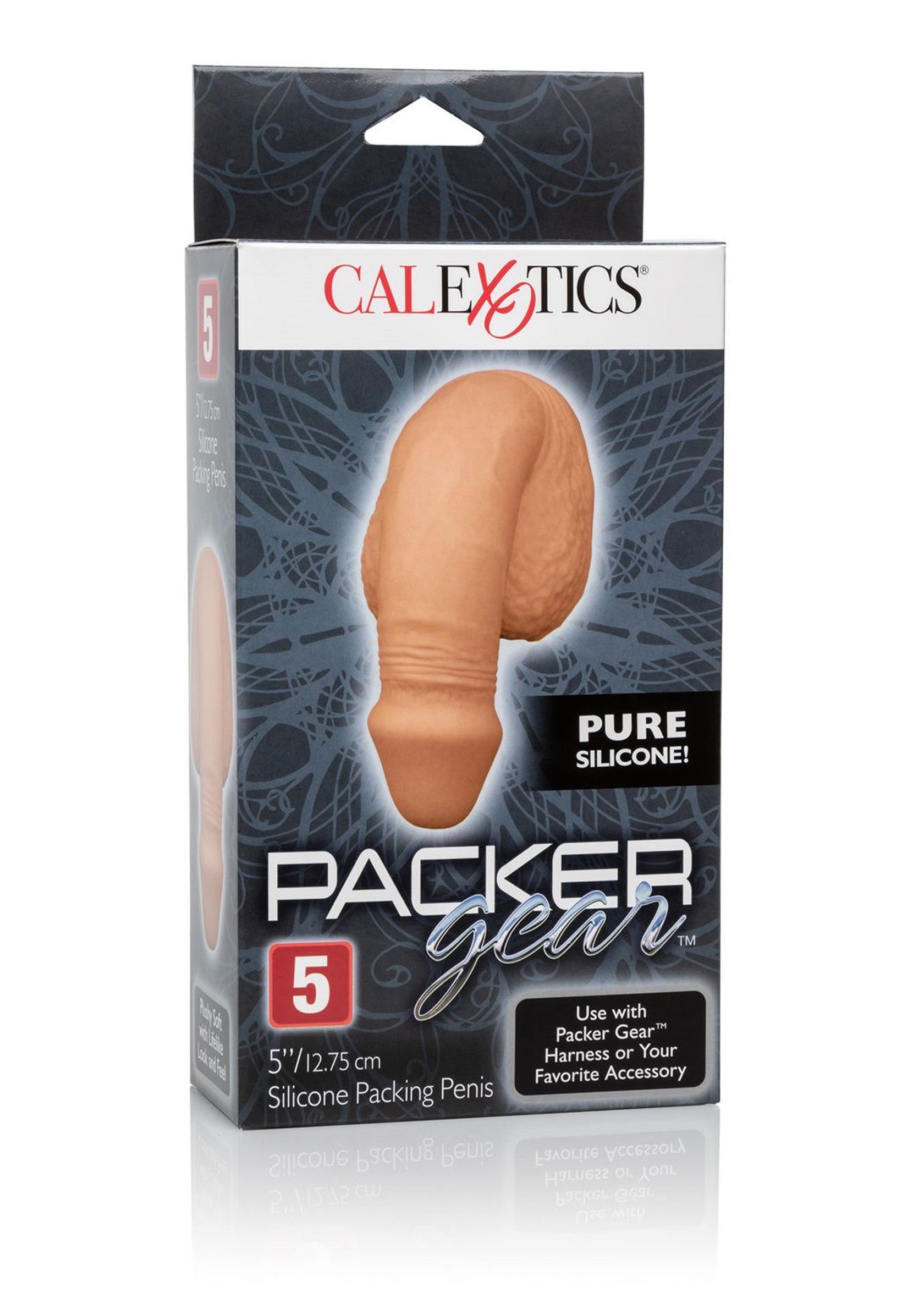 13488 calexotics packer gear 5 inch silicone packing penis