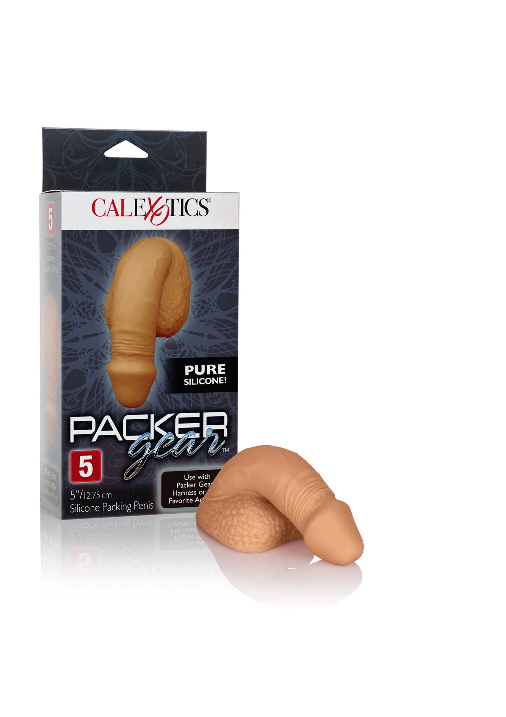 13488 calexotics packer gear 5 inch silicone packing penis