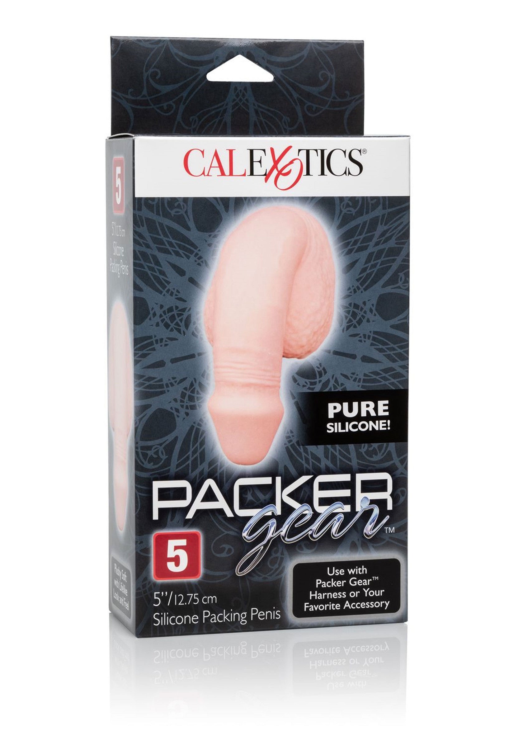 13488 calexotics packer gear 5 inch silicone packing penis
