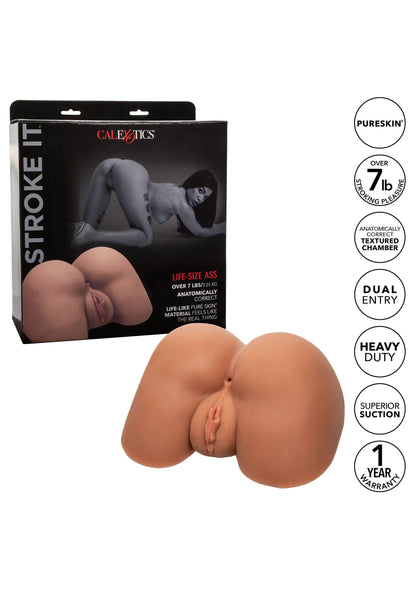 13509 calexotics stroke it stroke it life size ass
