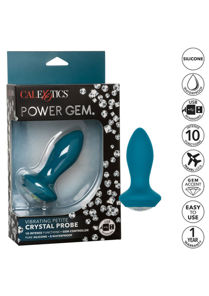 13685 calexotics power gem vibrating petite crystal probe