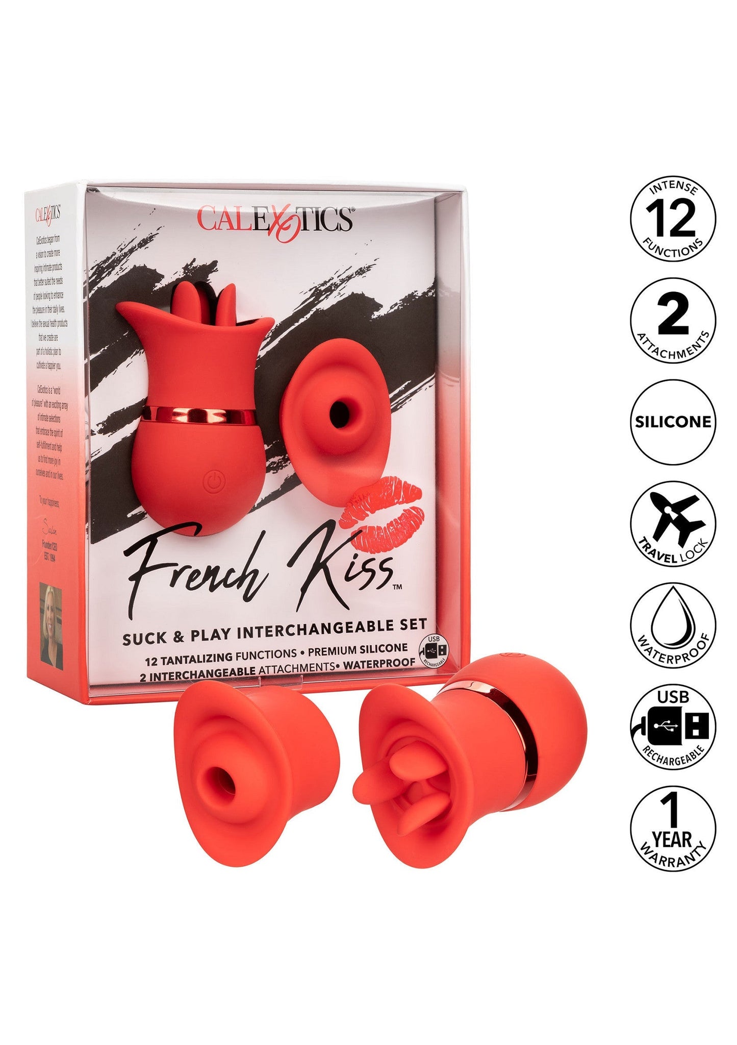 13963 calexotics french kiss french kiss suck play set