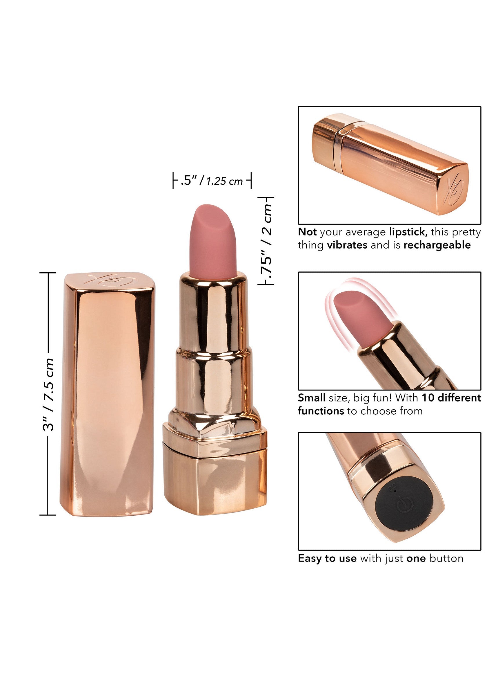 14019 calexotics bullets hide play lipstick recharge