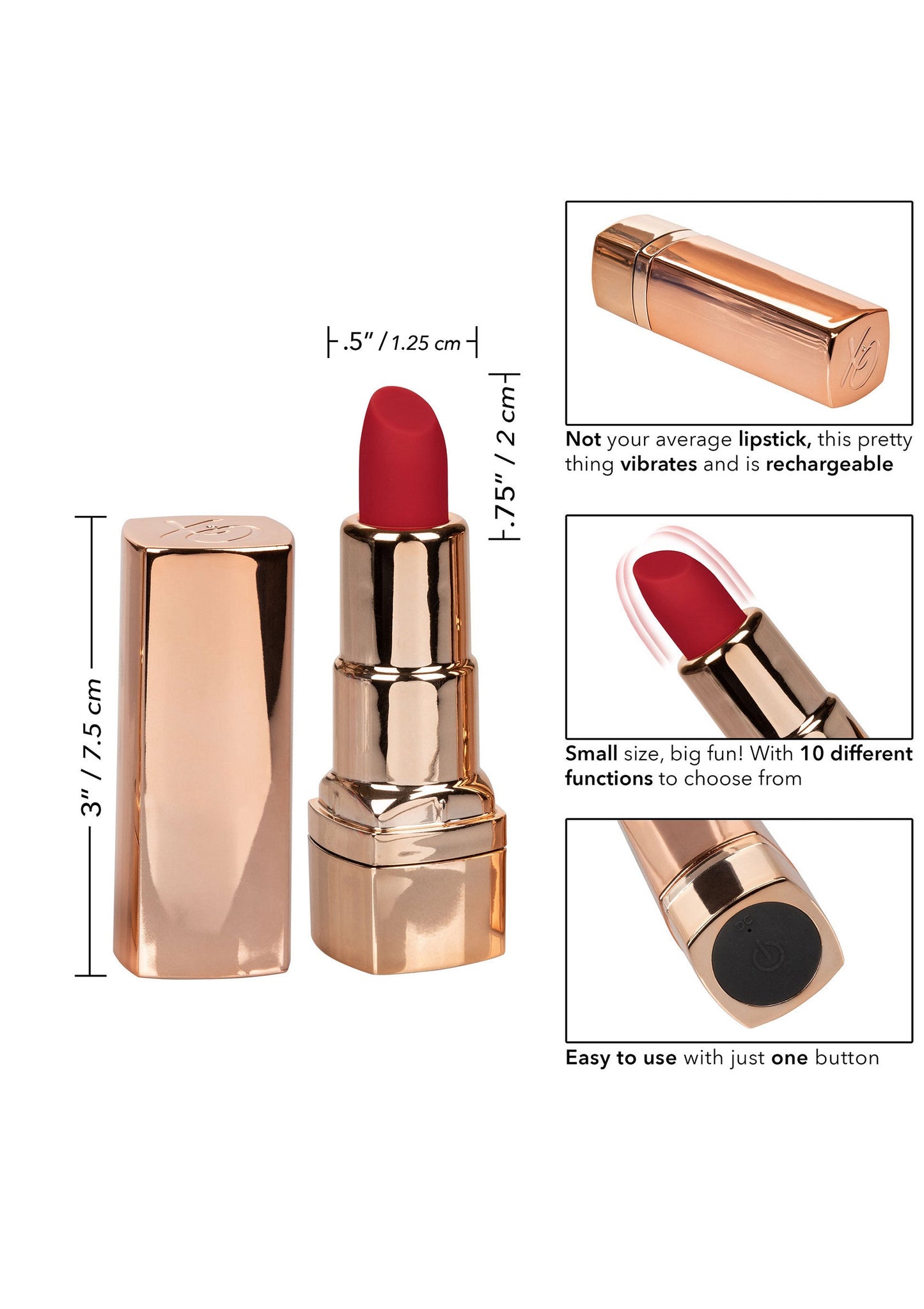 14019 calexotics bullets hide play lipstick recharge