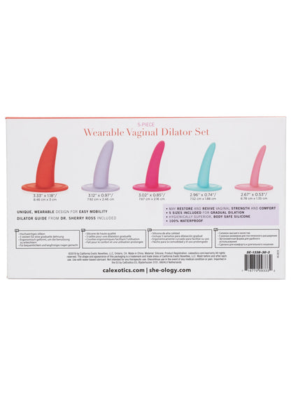 14060 calexotics she ology 5pc wearable dilator set