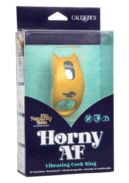 14188 calexotics naughty bits horny af vibrating cock ring
